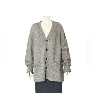 Vintage Ralph Lauren Denim & Supply Cotton Gray Cardigan Sweater XXL Unisex